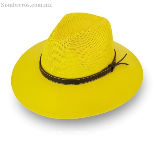 Sombrero Explorer Algodón Amarillo Limón