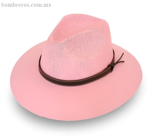 Sombrero Explorer Algodón Rosa Pastel