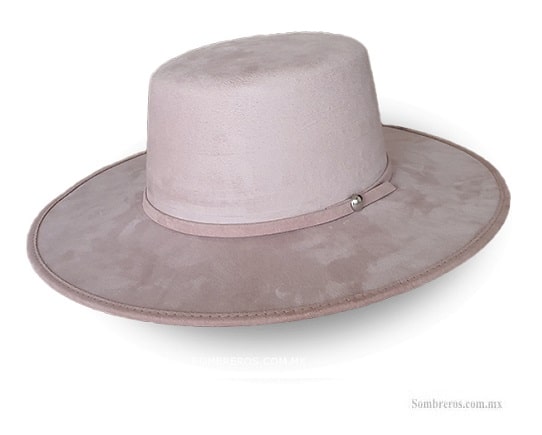 Sombrero Gamuza Cordobés Palo de rosa